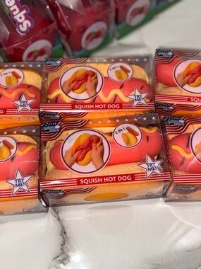 Sunny days Squish Hot Dog Toy